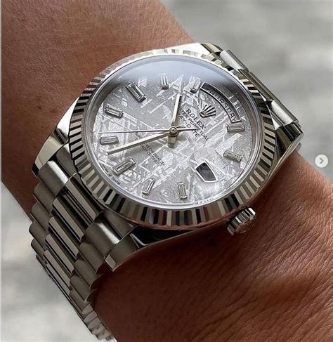 rolex 26mm meteorite dial|Rolex meteorite for sale.